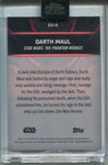 2024 Darth Maul Topps Chrome Black EMBRACE THE DARK SIDE ENCASED #ED-6