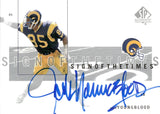 2001 Jack Youngblood Upper Deck SP Authentic SIGN OF THE TIMES AUTOGRAPH AUTO #JY Los Angeles Rams