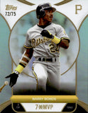 2025 Barry Bonds Topps Welcome To The Club 3X MVP AQUA FOIL 72/75 #4 Pittsburgh Pirates