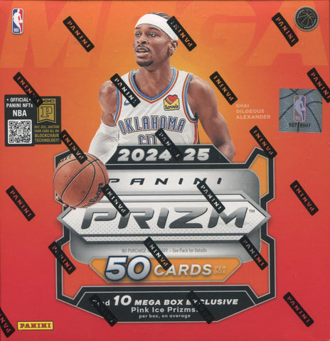 2024-25 Panini Prizm Basketball, Mega Box (PINK ICE)