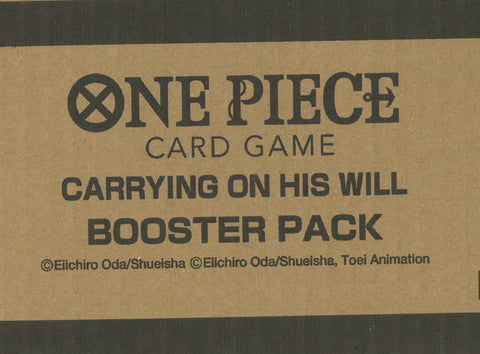 One Piece Carrying on His Will, 12 Booster Box Case
