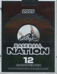 2025 Leaf Baseball Nation Hobby, 12 Box Case *RELEASES 9/10*