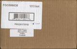 2025 Topps Resurgence Football Hobby, 12 Box Case