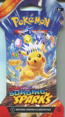 Pokemon Scarlet & Violet Surging Sparks, Blister Booster Pack (RANDOM)