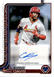 2025 Chase Davis Topps Pro Debut AUTOGRAPH AUTO #PD-154 St. Louis Cardinals 1