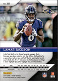 2018 Lamar Jackson Panini Prizm ROOKIE RC #212 Baltimore Ravens
