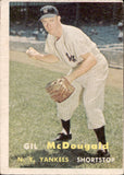 1957 Gil McDougald Topps #200 New York Yankees BV$25