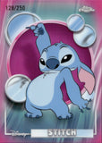 2026 Stitch Topps Chrome Disney PINK REFRACTOR 128/250 #150 LILO & STITCH