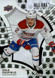 2021-22 Cole Caufield Upper Deck Allure ROOKIE NHL SHIELD 2005 RC #101 Montreal Canadiens 1