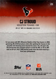 2025 CJ Stroud Topps Signature Class GREEN 17/150 #23 Houston Texans
