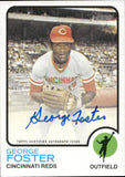 2022 George Foster Topps Heritage REAL ONE AUTOGRAPH AUTO #ROA-GF Cincinnati Reds