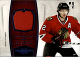 2010-11 Duncan Keith Panini Dominion GAME-WORN JERSEY 2/25 #24 Chicago Blackhawks *JERSEY NUMBER*