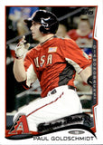2014 Paul Goldschmidt Topps FUTURE STARS SP PHOTO VARIATION #15 Arizona Diamondbacks