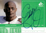 1998 Eddie George Upper Deck SP Authentic PLAYER'S INK AUTOGRAPH AUTO #EG Houston Oilers