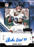 2023 Andre Reed Panini Contenders INK AUTOGRAPH 36/99 AUTO #INK-AR Buffalo Bills