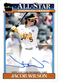 2026 Jacob Wilson Topps 1991 DESIGN ALL-STAR AUTO AUTOGRAPH #91AS-JWI Athletics