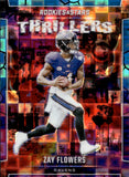 2024 Zay Flowers Panini Rookies & Stars THRILLERS PANDORA PRIZM 106/135 #T-ZFS Baltimore Ravens