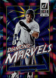 2026 Aaron Judge Panini Donruss DIAMOND MARVELS PURPLE LASER 3/15 #18 New York Yankees