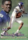 1998 Randy Moss Fleer Flair Showcase ROW 2 ROOKIE RC #5 Minnesota Vikings