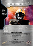 2024 Luther Burden III Skybox Metal Universe Champions ROOKIE AUTOGRAPH RC AUTO #40 Missouri Tigers Chicago Bears