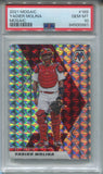 2021 Yadier Molina Panini Mosaic PSA 10 #189 St. Louis Cardinals 0981