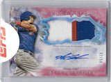 2017 Kyle Schwarber Topps Inception AUTOGRAPH PATCH 42/50 AUTO #IAP-KS Chicago Cubs
