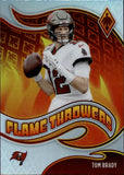 2021 Tom Brady Panini Phoenix HOLO SILVER FLAME THROWERS #FT-17 Tampa Bay Buccaneers