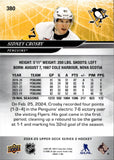 2024-25 Sidney Crosby Upper Deck Series 2 DELUXE 168/250 #380 Pittsburgh Penguins
