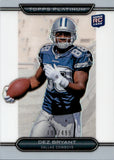 2010 Dez Bryant Topps Platinum WHITE REFRACTOR ROOKIE 192/499 RC #152 Dallas Cowboys