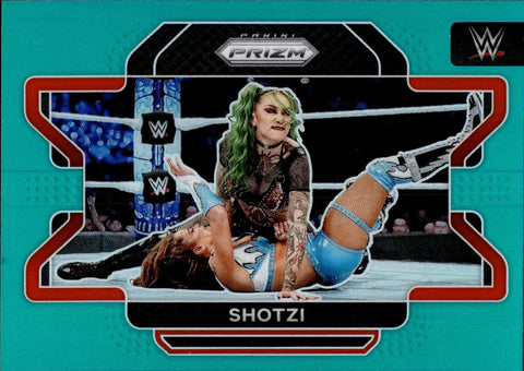 2022 Shotzi Panini Prizm WWE TEAL 19/49 #12 Friday Night Smackdown