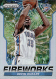 2014-15 Kevin Durant Panini Prizm FIREWORKS PRIZM #8 Oklahoma City Thunder 1