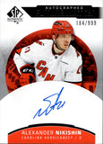 2025-26 Alexander Nikishin Upper Deck SP Authentic ROOKIE FUTURE WATCH AUTO 184/999 AUTOGRAPH RC #167 Carolina Hurricanes