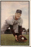 1953 Cass Michaels Bowman Color #130 Philadelphia Athletics BV$60