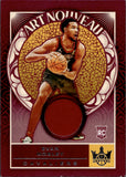 2021-22 Evan Mobley Panini Court Kings ART NOUVEAU ROOKIE JERSEY RELIC #AN-EVM Cleveland Cavaliers