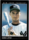 1993 Derek Jeter Pinnacle ROOKIE RC #457 New York Yankees 4