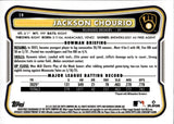 2026 Jackson Chourio Bowman Chrome GEOMETRIC REFRACTOR 173/499 #19 Milwaukee Brewers