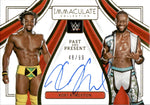 2023 Kofi Kingston Panini Immaculate Collection WWE PAST & PRESENT AUTO 48/99 AUTOGRAPH #PP-KFK Monday Night Raw