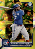 2022 Vladimir Guerrero Jr. Bowman Chrome Sapphire GOLD 42/50 #55 Toronto Blue Jays