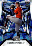 2023 Hurston Waldrep Leaf Metal BLUE CRYSTALS ROOKIE 3/7 RC #B-64 Atlanta Braves