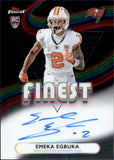 2025 Emeka Egbuka Topps Finest ROOKIE AUTOGRAPH RC AUTO #RFA-EE Tampa Bay Buccaneers