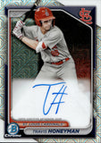 2024 Travis Honeyman Bowman MEGA BOX CHROME PROSPECT AUTOGRAPH AUTO #BMA-TH St. Louis Cardinals