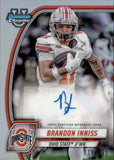 2024 Brandon Inniss Bowman University Chrome PROSPECT REFRACTOR AUTOGRAPH 19/299 AUTO #PA-BIN Ohio State Buckeyes