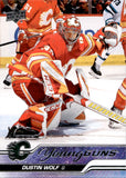 2023-24 Dustin Wolf Upper Deck Series 1 YOUNG GUNS ROOKIE RC #210 Calgary Flames