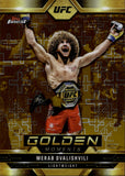2025 Merab Ovalishvili Topps Finest GOLDEN MOMENTS GOLD 32/50 #GM-8 Bantamweight