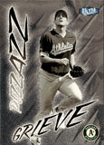 1998 Ben Grieve Fleer Ultra PIZZAZZ PLATINUM MEDALLION 16/98 #499P Oakland A's