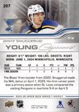 2025-26 Jimmy Snuggerud Upper Deck Series 1 YOUNG GUNS ROOKIE RC #207 St. Louis Blues 2