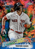 2023 Triston Casas Topps Chrome Logofractor FUTURE STARS BLUE ROOKIE 96/150 RC #FS-10 Boston Red Sox