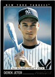 1993 Derek Jeter Pinnacle ROOKIE RC #457 New York Yankees