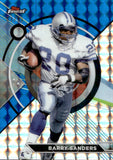 2023 Barry Sanders Topps Composite TOPPS FINEST BLUE GEOMETRIC REFRACTOR 59/99 #183 Detroit Lions