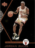 1998-99 Michael Jordan Upper Deck Ovation JORDAN RULES #J3 Chicago Bulls